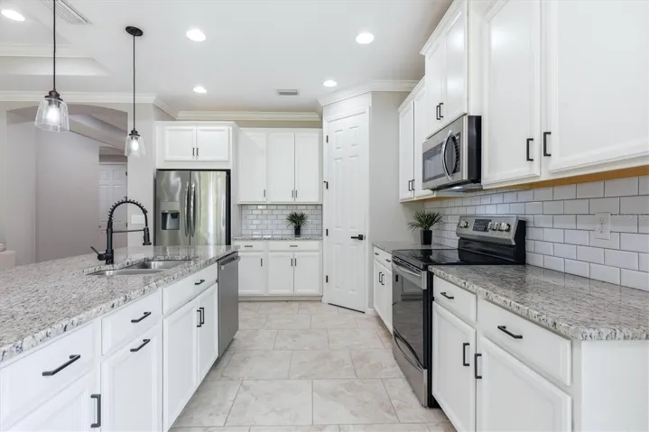 Spacious Cabinets, Subway tile
