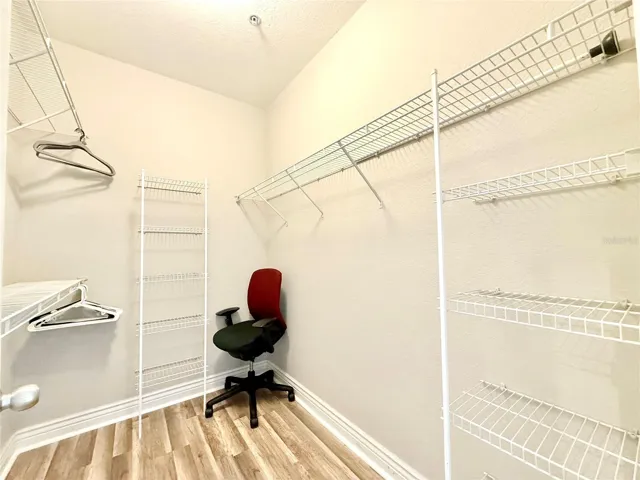 Primary walk in closet