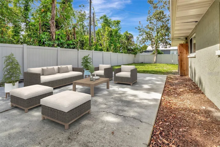 Rear Patio