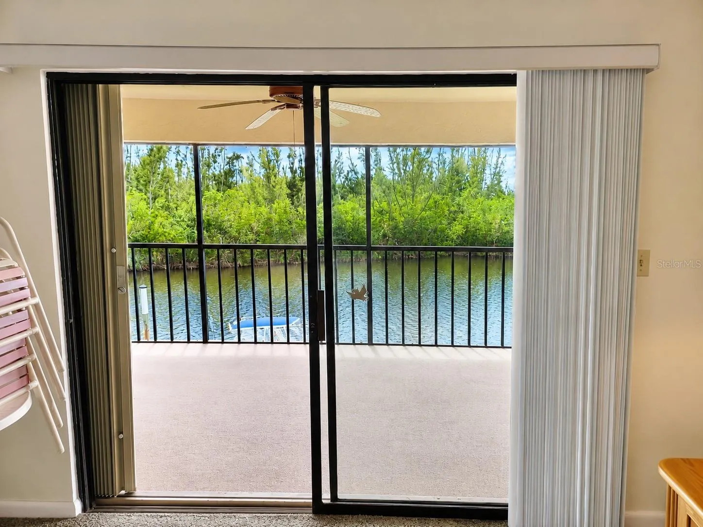 Canal view from the master bedroom
