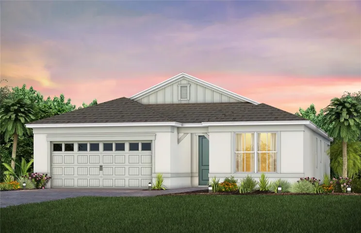Exterior Design. Artistic rendering for this new construction home. Pictures are for illustrative purposes only. Elevations, colors and options may vary.
