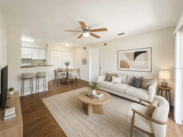 Living room-virtual staging
