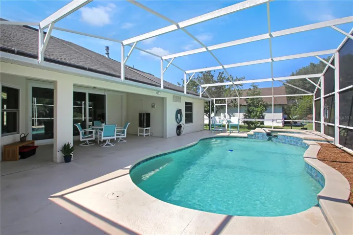 Lanai and pool