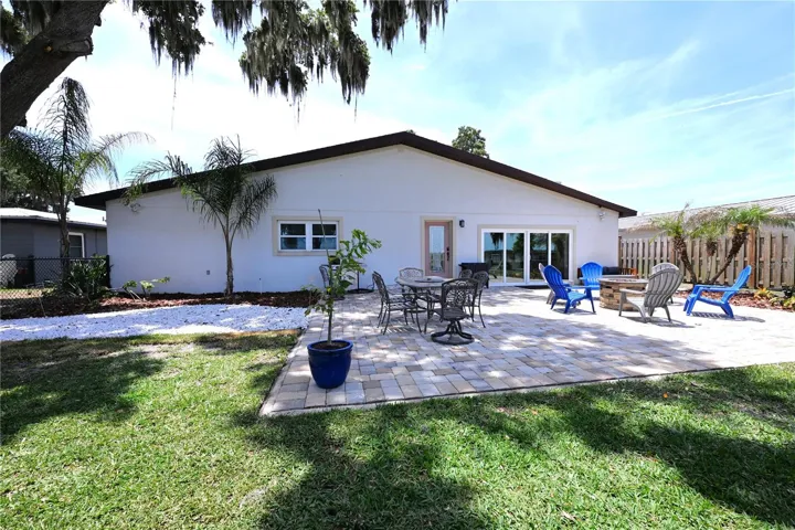 Back patio area