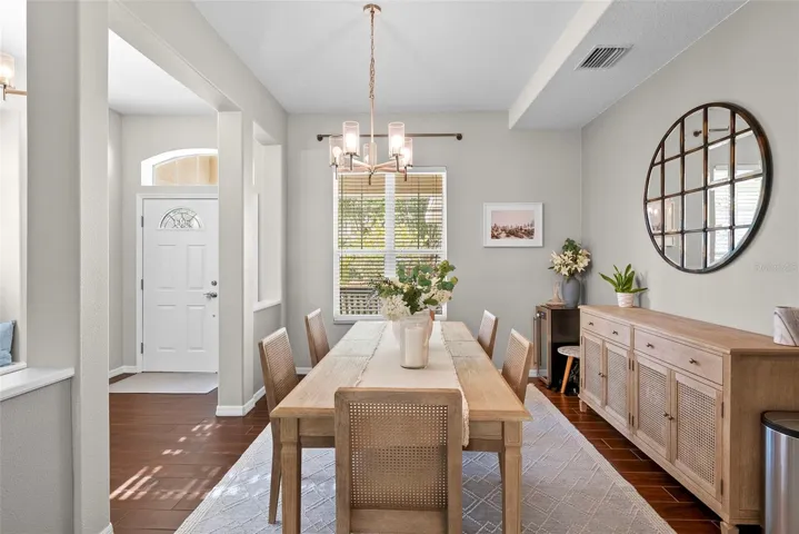 Stunning dining room.