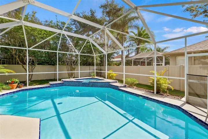 Pool and lanai area is dreamy!