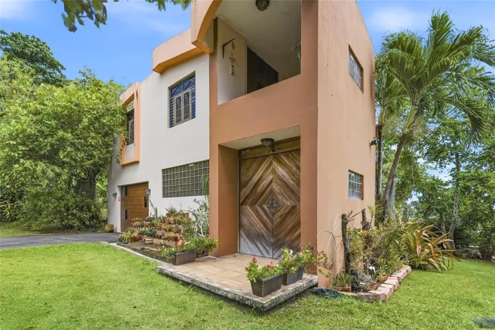 front of the property