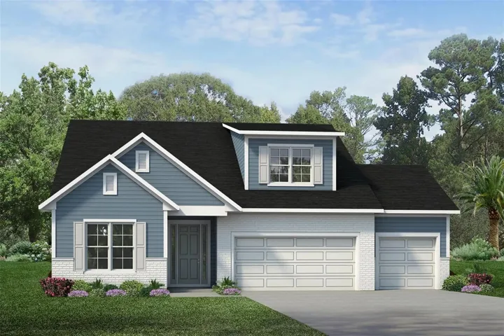 Rendering of proposed home – Chantilly II.  Representative photo – not actual home