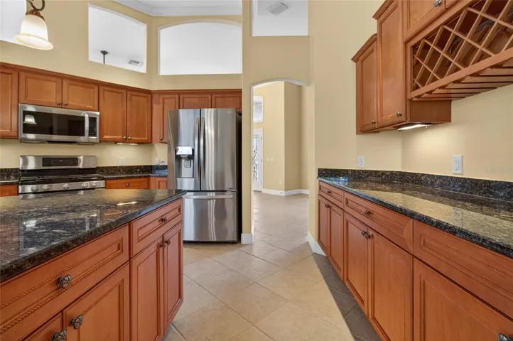 LOTS OF CABINETS FOR STORAGE AND COUNTER SPACE.