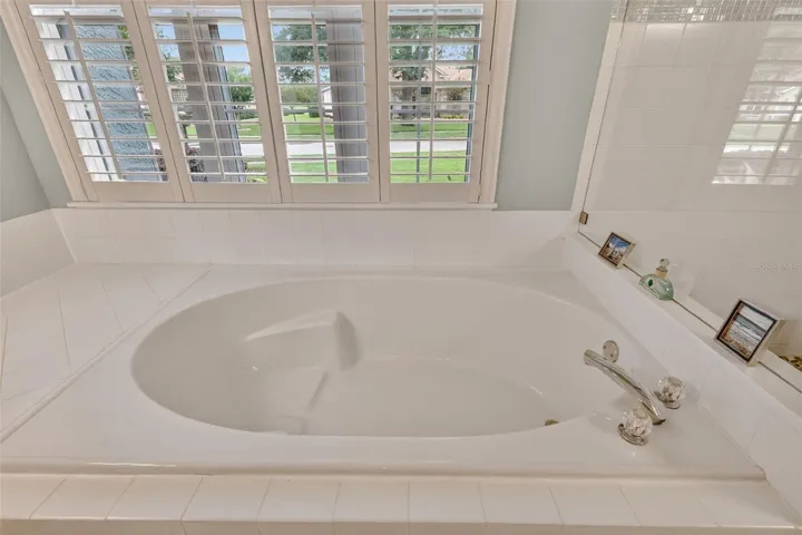 Master bath soaking tub