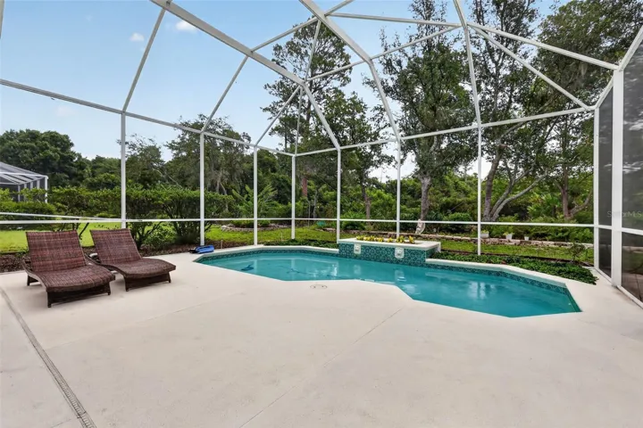 Pool sun deck