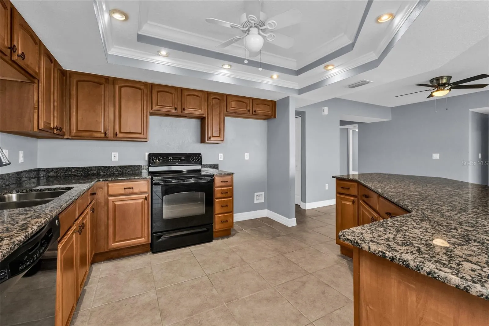 Kitchen from dining room