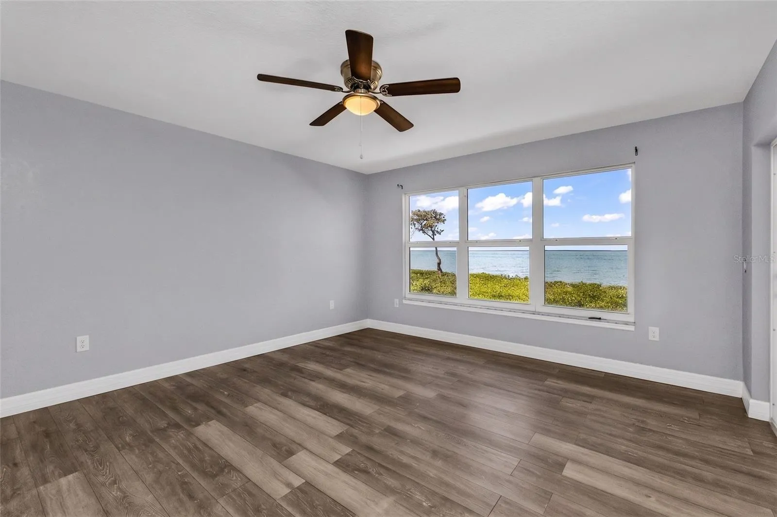 Master bedroom overlooking Charlotte Harbor to the west