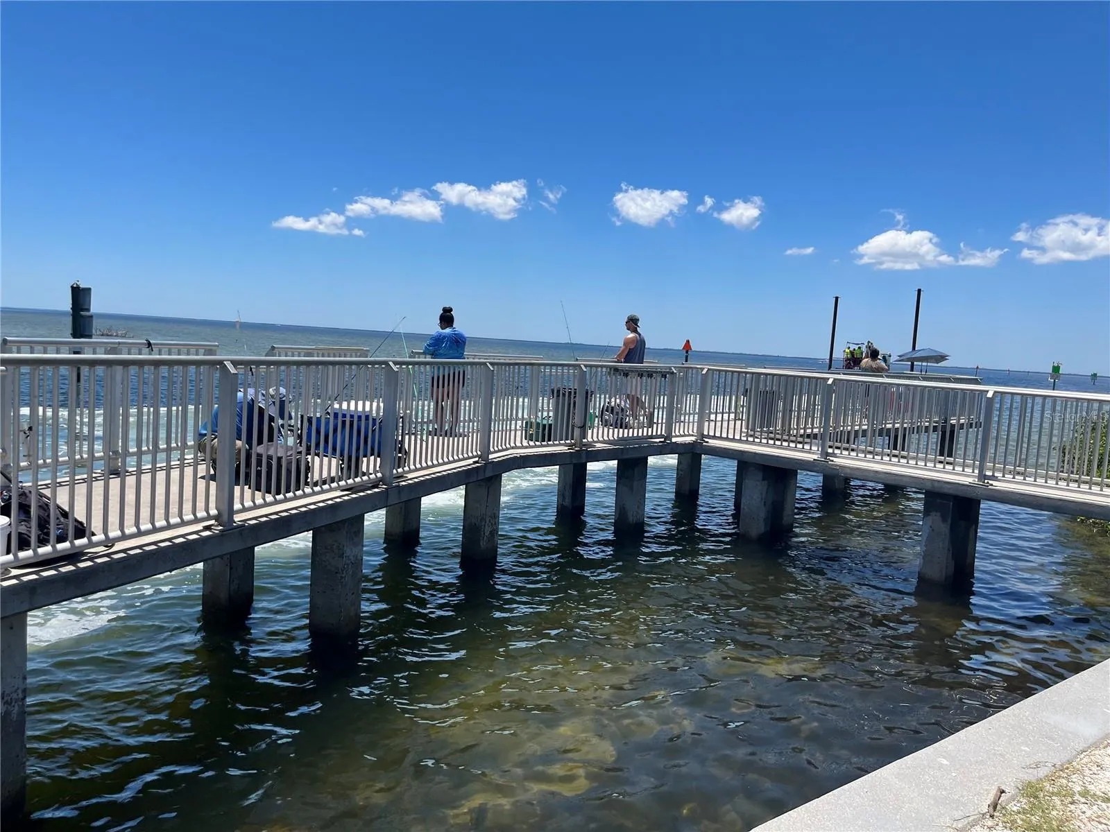 Ponce De Leon Park fishing pier. Just one mile from Points West Condos