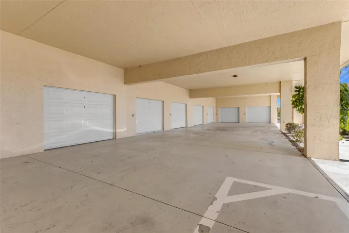 Garages under the building