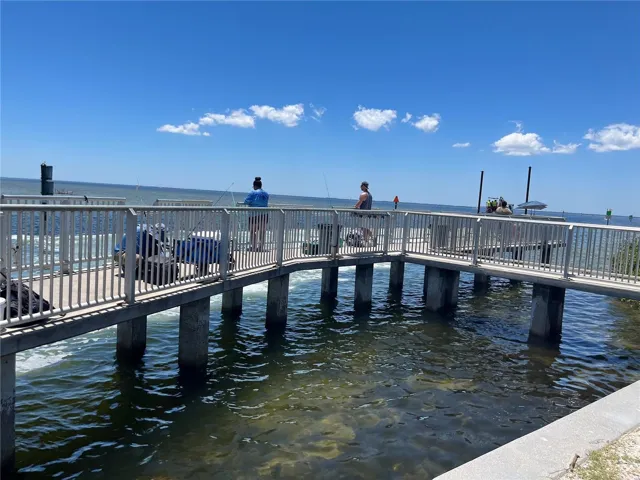 Ponce De Leon Park fishing pier. Just one mile from Points West Condos