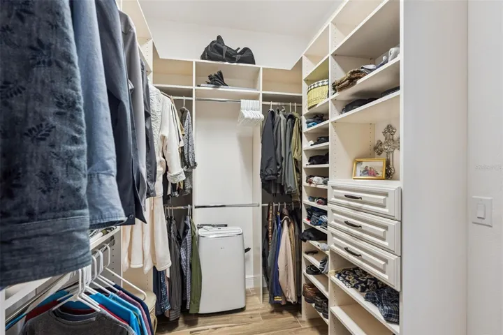 Primary Walk-in Closet!