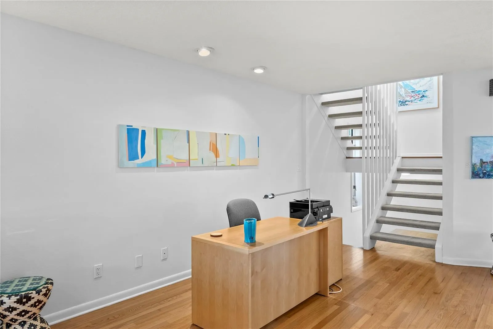 Stairs from Main Living Level to Guest Level