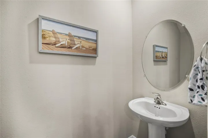 powder room downstairs for guests