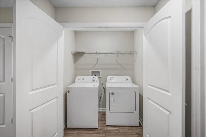 upstairs laundry closet