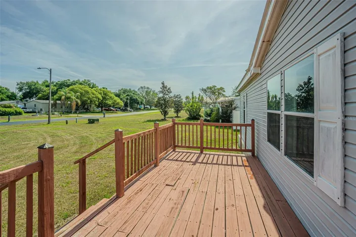 Rocking chair front deck!