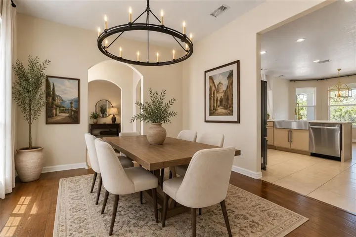 Formal Dining Room - virtually staged