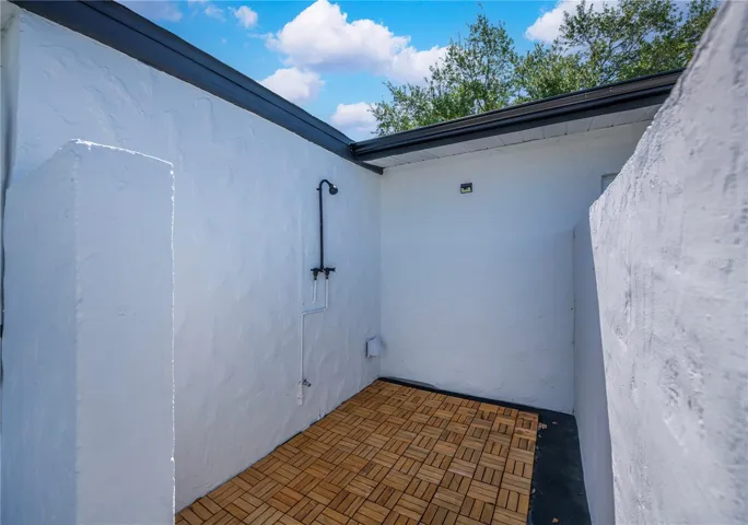 Outdoor shower