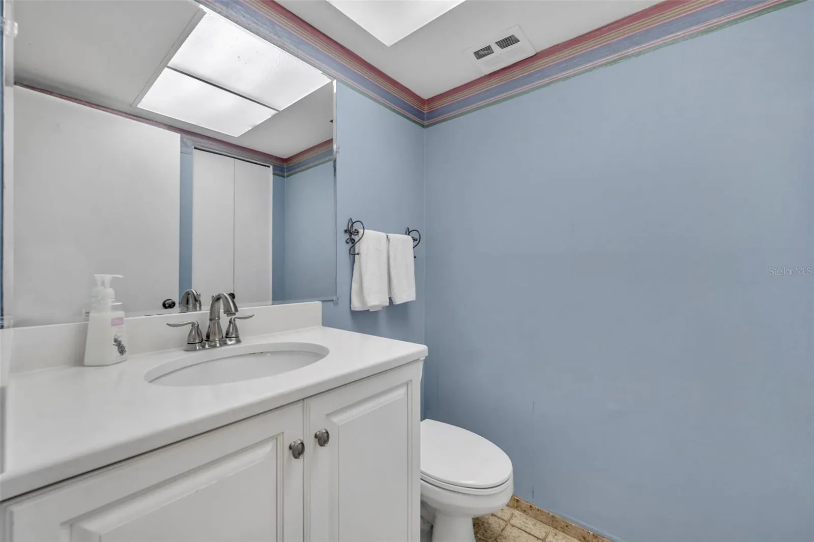 Half bath next to office