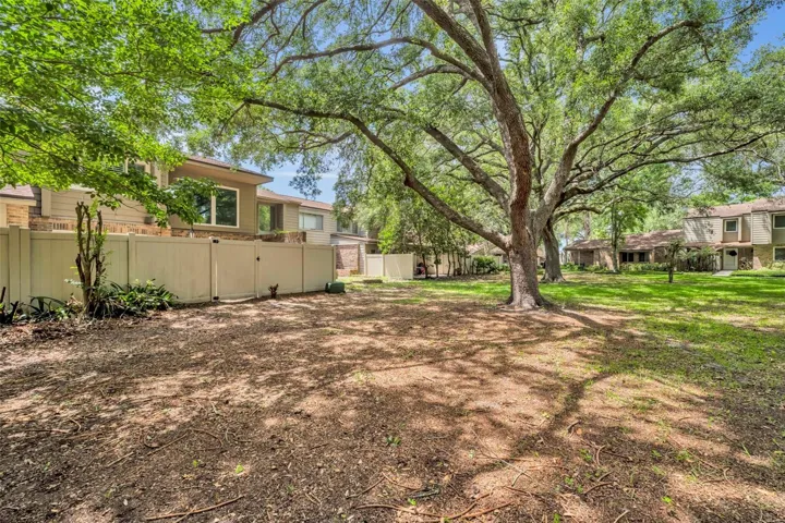 Rear of property