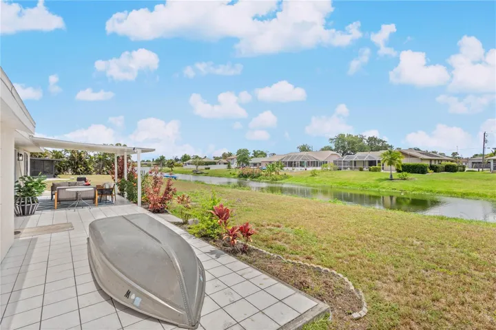 Rear Porch and Back Yard