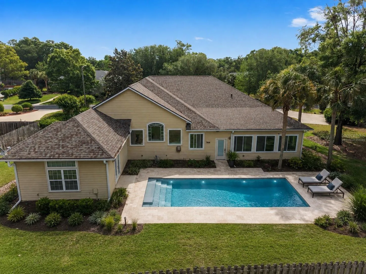 POTENTIAL for a POOL as shown here - Virtually Staged
