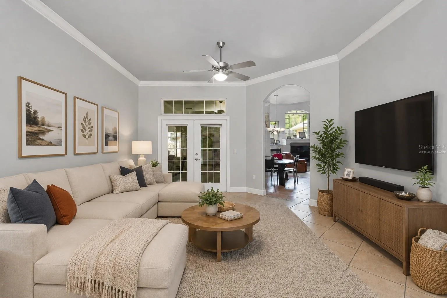Secondary Living Area or Dining Room - Virtually Staged