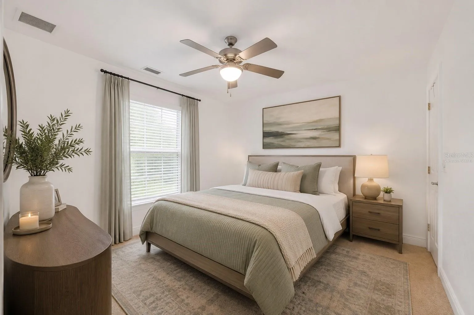 Another bedroom virtually staged