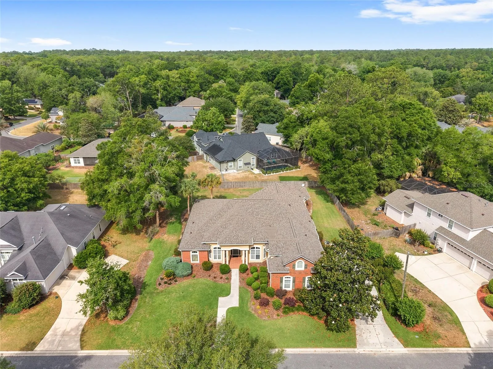 Enjoy privacy on spacious lot