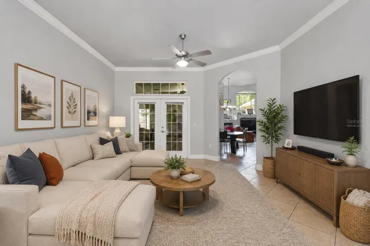 Secondary Living Area or Dining Room - Virtually Staged