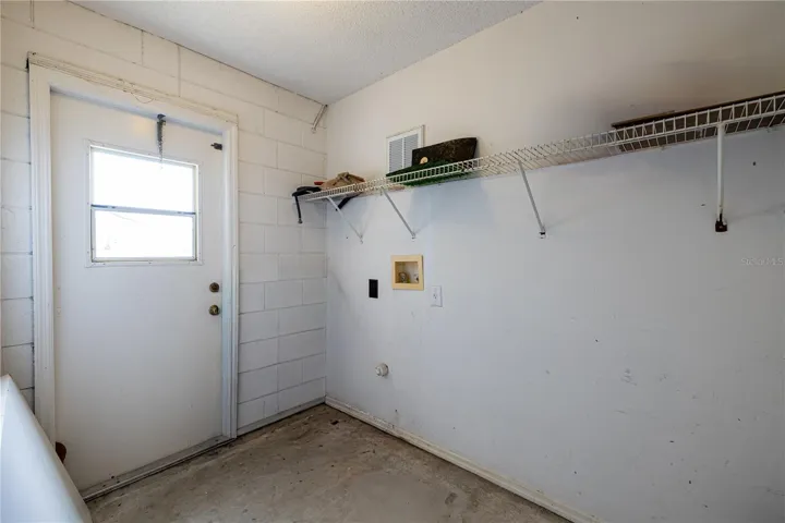 Laundry area