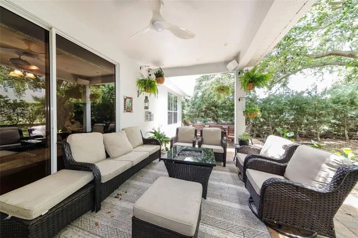 Back patio - upper level