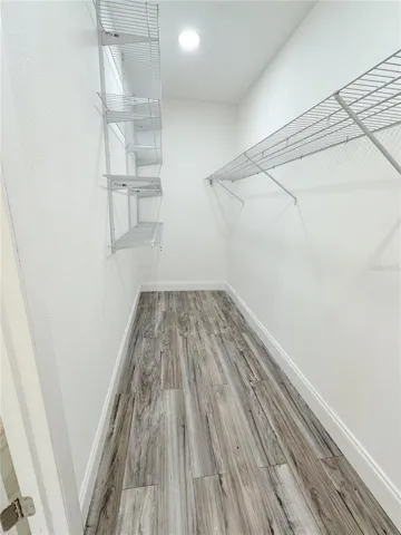Primary walk-in closet