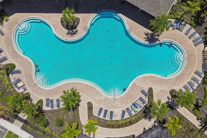 Resort style community pool