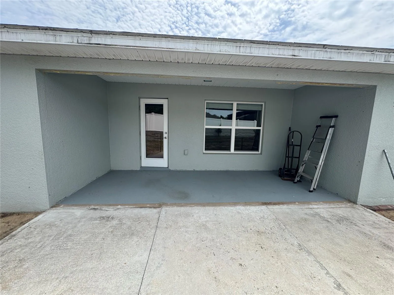 COVERED PATIO AND EXTENDED PATIO