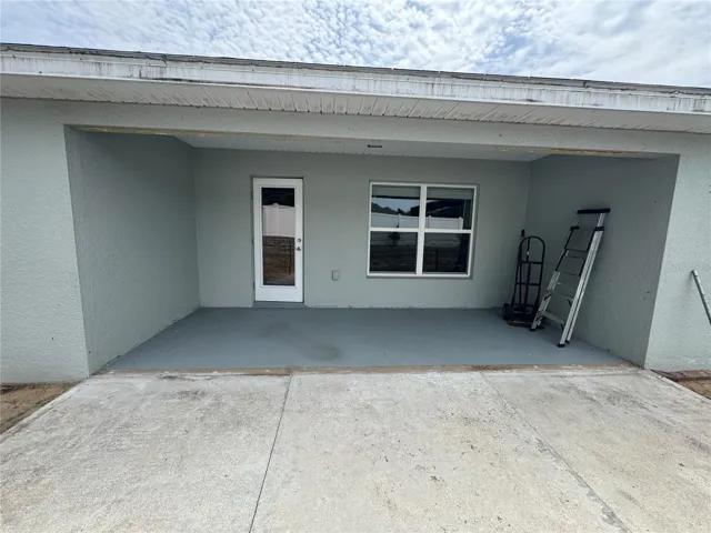 COVERED PATIO AND EXTENDED PATIO