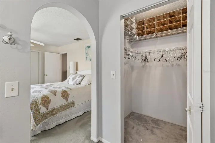 Primary bedroom has 2 walk-in closets