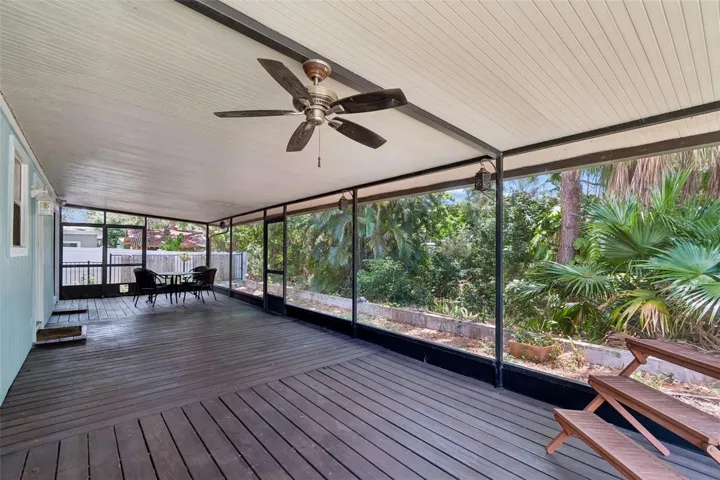 Spectacular lanai that is along the back of the home!