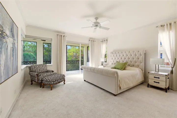Primary suite furnishing options.