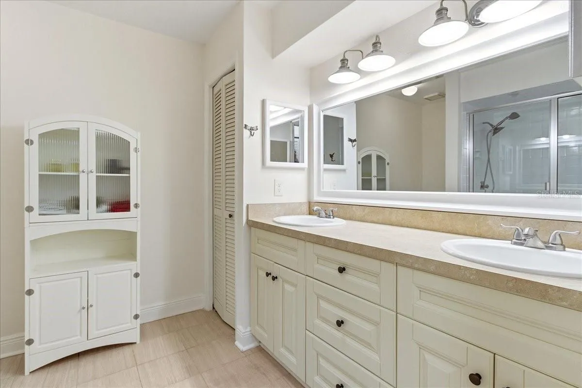 Primary Bathroom- dual sinks