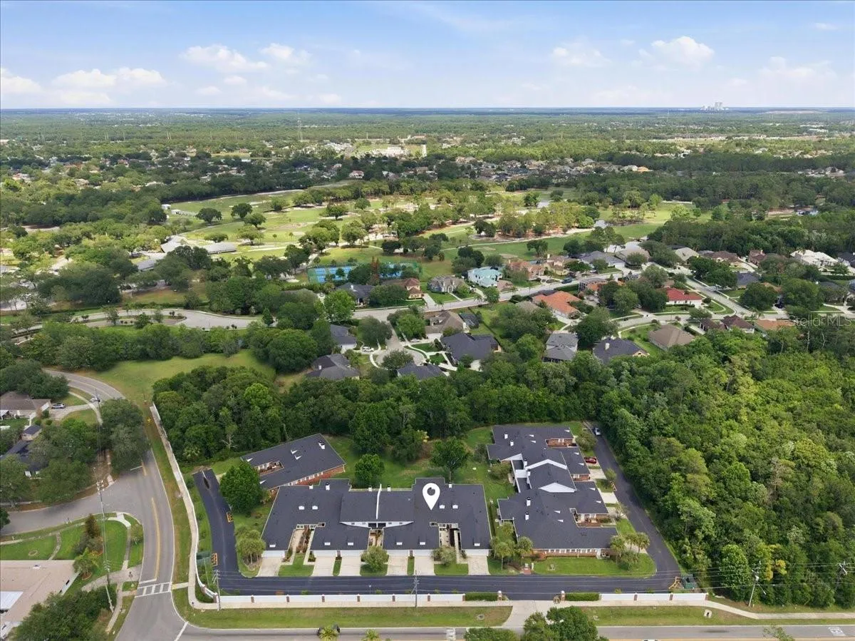 Aerial - Rio Pinar Golf Course in background