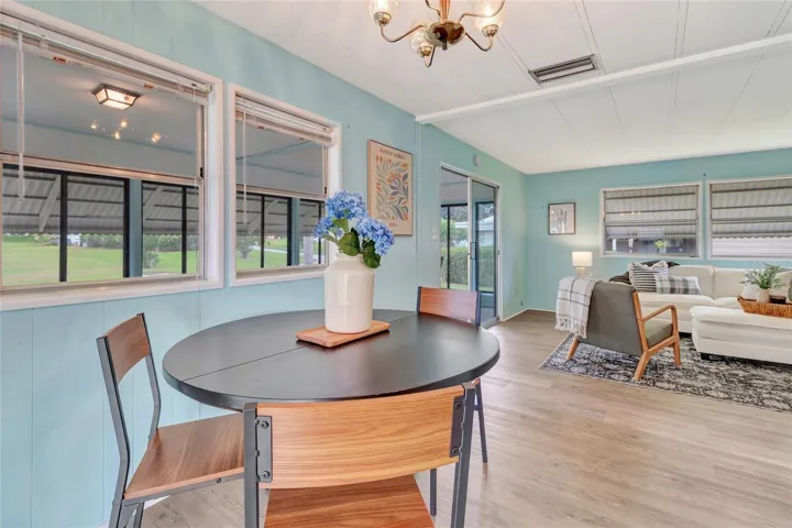 Breakfast Area as you enter from Main Sliding Glass doors and face left (Kitchen is to the right and Living Room is straight ahead)