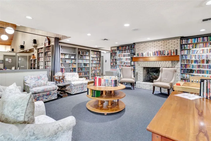 Community mini-Library sitting room