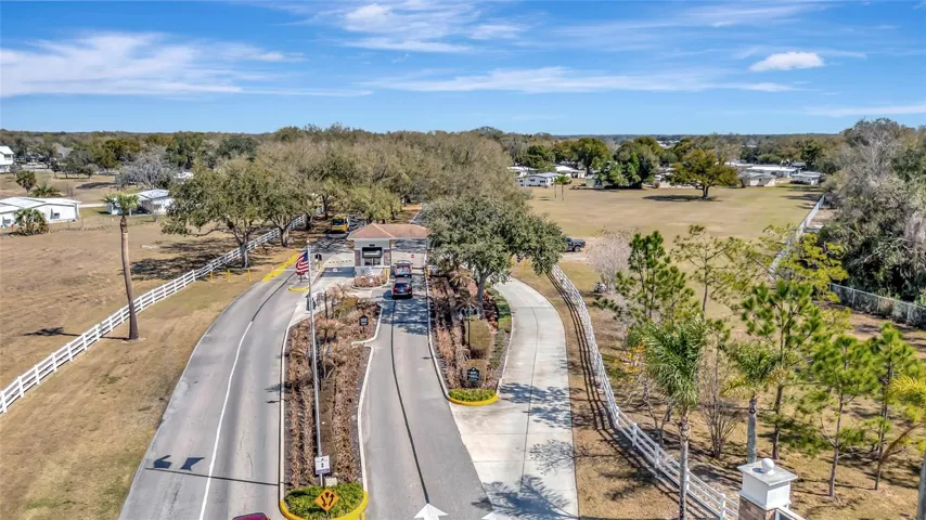 Drone view of Main Gate Entrance (24 hour guarded gate)