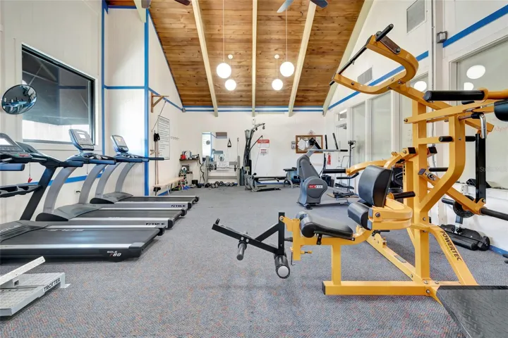 Community Gym Workout Area